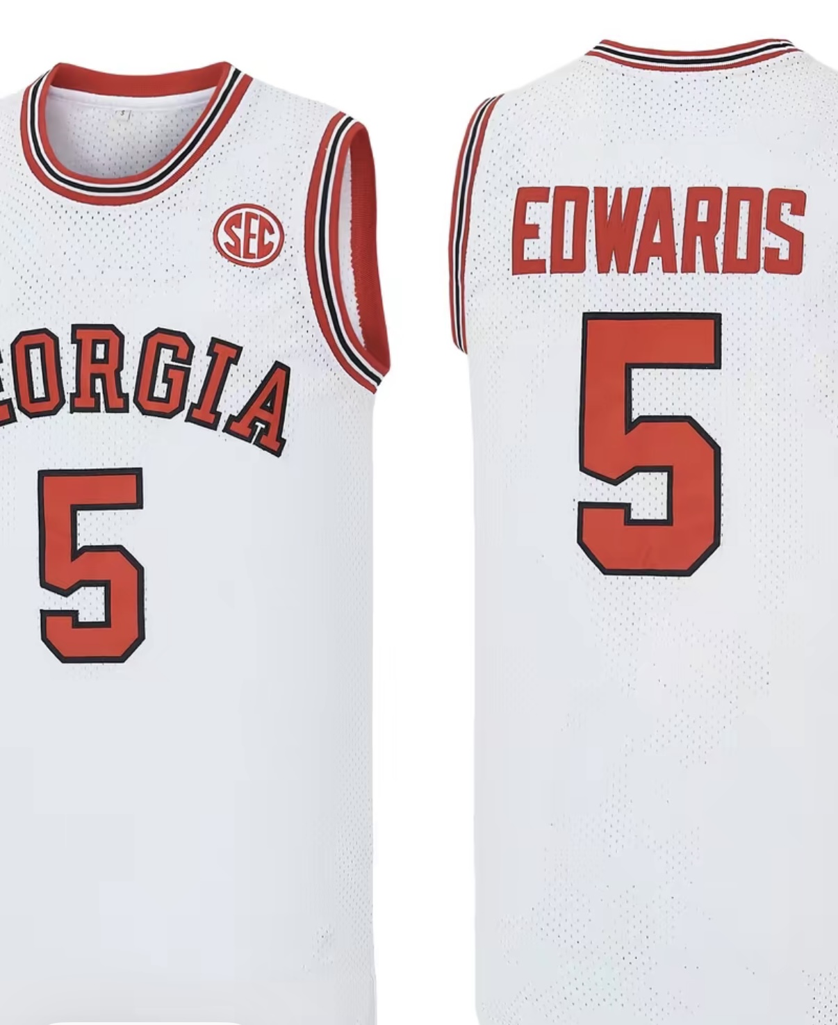 White Georgia basketball jersey prize